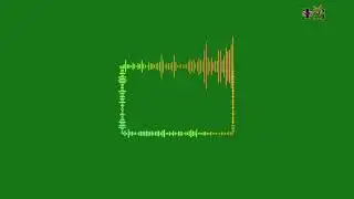 Audio visualizer in green screen| Music visualizer in green screen| audio spectrum in green screen