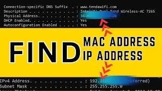 How to Find and View MAC and IP Address on Windows 7, 8, window 10, and window 11 |A Complete Guide