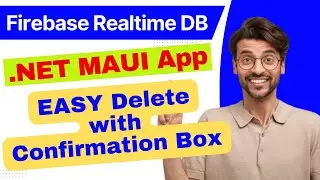 Delete with confirmation box in .net maui with firebase db