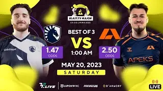 LIVE: Team Liquid vs Apeks [BO3] BLAST.tv Paris Major 2023: Champion Stage Quarterfinals [ENG/FIL]