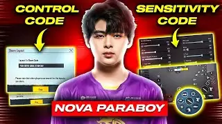 🔥(New 2.3 UPDATE) NOVA PARABOY SENSITIVITY CODE 2022 & Nova Paraboy Control Code/4 finger claw PUBGM