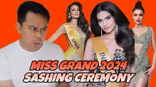 ATEBANG REACTION | MISS GRAND INTERNATIONAL 2024 SASHING CEREMONY