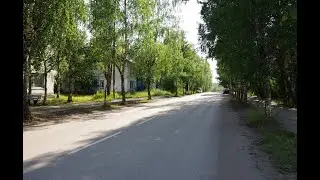 Летняя прогулка по улицам Пионерская и 40 лет Коми города Сосногорск