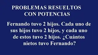 PROBLEMAS CON POTENCIAS