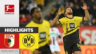 Many chances but No Winners | FC Augsburg - Borussia Dortmund | Highlights | MD 15 Bundesliga 23/24