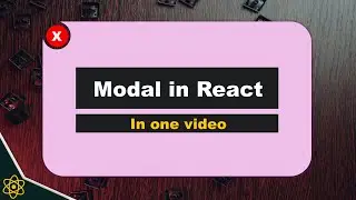 How To Create Modal in React Js using React Portals | complete video