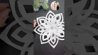 WoW! ❄️ Easy Paper Christmas Decorations 2024 Snowflake