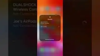 How to connect to AirPods via Notification Center in iOS 13