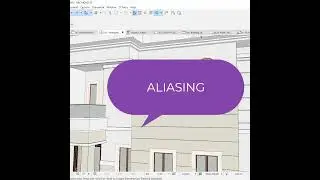 Quick fix of rough edges on 3d in archicad 