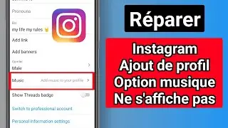 Comment réparer l'option Ajouter de la musique sur un profil Instagram qui ne s'affiche pas |