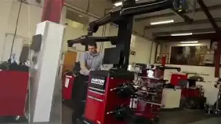 Как провести QuickCheck с помощью стенда развал схождения HUNTER WA360/22LE-421CM3