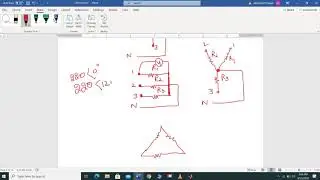 Star-Delta Connections of Transformer Demo