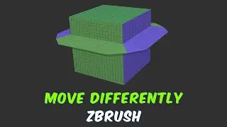 MOVE AUTO RADIUS - MOVE BRUSH RADIUS - MOVE INFINITE RADIUS - ZModeler- ZBrush Tutorials