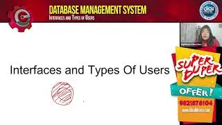 DBMS 03 Interfaces and types of Users | NTA UGC NET Computer Science