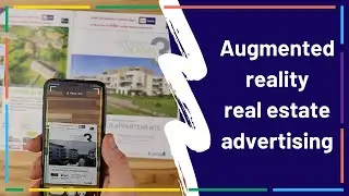 Augmented reality real estate advertising | AR magazine print example