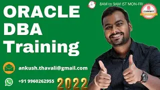 2022 Starting Oracle DBA Training Real time database Training Limited seats Available