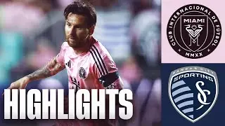 Inter Miami vs. Sporting Kansas City Highlights | CONCACAF Champions Cup | FOX Soccer