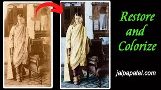 How to Restore and Colorize old Damaged Photo in Photoshop | Photo Restoration Tutorial |@jalpapatel