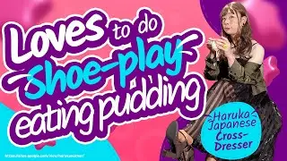 Haruka, Japanese beautiful woman, loves to do #shoeplay while eating #pudding - h962
