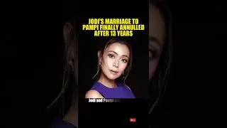 JODI'S MARRIAGE TO PAMPI FINALLY ANNULLED AFTER 13 YEARS #jodistamaria #pampilacson #annulled