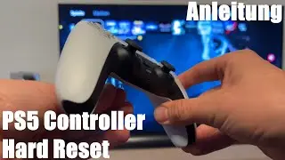 Sony PS5 / DualSense next-gen Controller komplett resetten (hard reset - harter Reset) Anleitung