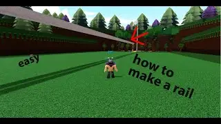 How to make a rail in build a boat for a treasure (easy)