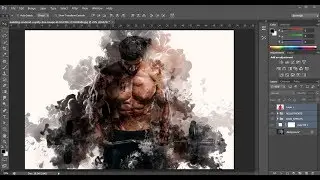 PHOTOSHOP Ink Smoke Action Tutorial | Photoshop Tutorial