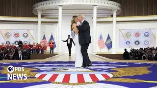 WATCH: President Donald Trump and first lady Melania Trump dance at Commander-in-Chief Ball