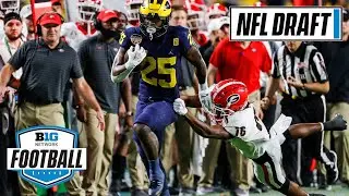 Highlights: Michigan Running Back Hassan Haskins | Big Ten Football in the 2022 NFL Draft