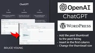 Use Chat GPT & WordPress to add the post thumbnail to the first column in post listing in wp admin