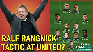 Can Ralf Rangnick Tactic Work At Manchester United? | PES2021 Trying New Tactic For 2022