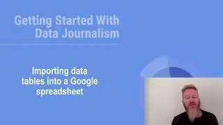 01 - Using ImportHtml to import data into Google Sheets