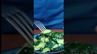 Битые Огурцы с Корейским Акцентом👍#asmr #recipeshorts  #корейскийсалат #рецепты #огурцыпокорейски