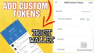 How To Add Custom Tokens In Trust Wallet | How To Add New Token In Trust Wallet For Beginners