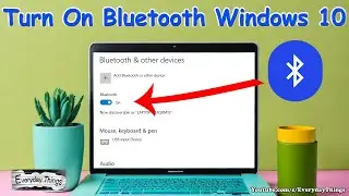 How to Turn On Bluetooth on Windows 10 | Easy Steps