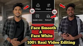 Capcut Face Smooth & Face White Photo Editing | Capcut Video Editing | Video Editing