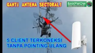 Review Hasil Pasang Antena Sectoral Mikrotik Mantbox 12s Untuk Client RT/RW NET