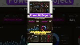 Cars Sales Power BI Project | Interactive Power BI project #powerbi