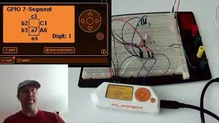 Flipper Zero - GPIO 7-segment demo (on GitHub)