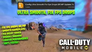 FIX FPS DROPS OF COD MOBILE | CONFIG ULTRA SMOOTH BR/MP | CODM CONFIG (2023)