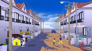 Townhouse Neighborhood | Stop Motion Build | THE SIMS 4