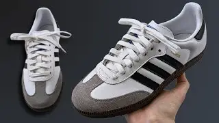 HOW TO LACE ADIDAS SAMBA (STANDARD WAY)