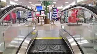 Montgomery escalators at Dillards West, Penn Square mall, Oklahoma City OK