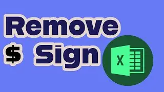 How to Remove Dollar Sign $ from Currency Cells in Excel Easy Steps   Remove dollar sign from values