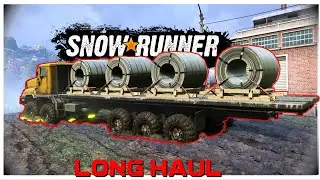 Metal Rolls Late Night Delivery To the Factory | Long Haul Truck Gameplay