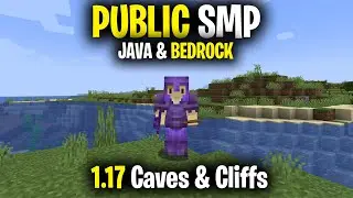 Public Minecraft SMP Server for Java & Bedrock *LIVE* 1.17.1 (Free to Join)