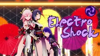 【Genshin Impact】Raiden Shogun, Yae Miko, Kujou Sara - Electro Shock
