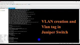 How to Create VLAN in Juniper Switch and Tag Vlan in Interface | Technical Hakim