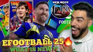 eFOOTBALL 25 MOBILE LEAKED GAMEPLAY + ALL NEW INFORMATION ABOUT NEW UPDATE 🔥