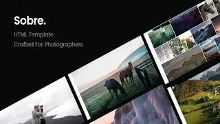 Sobre | Minimal Photography Portfolio HTML Template | Themeforest Website Templates and Themes